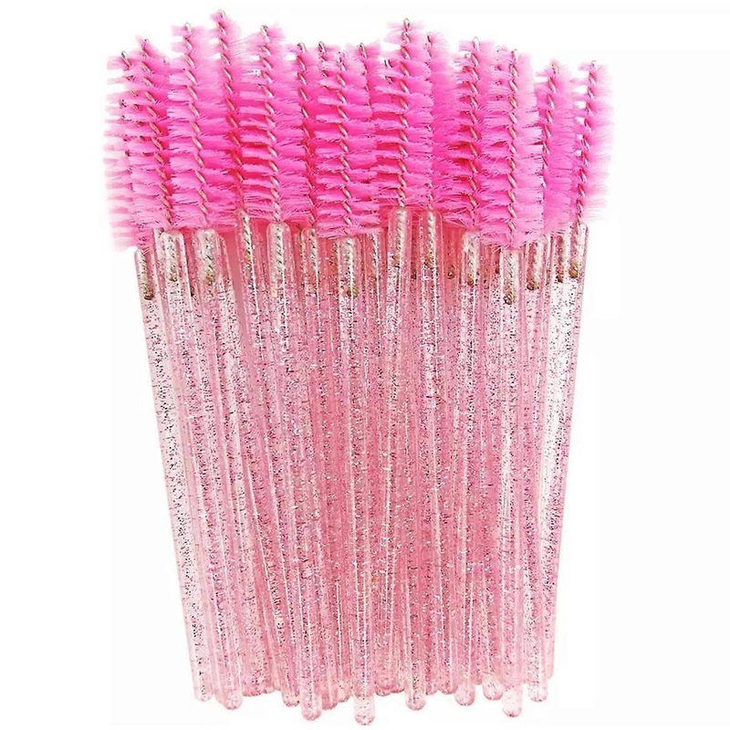 10-Pack Eyelash Brushes, Lash Brush, Mascara Brush Light Pink