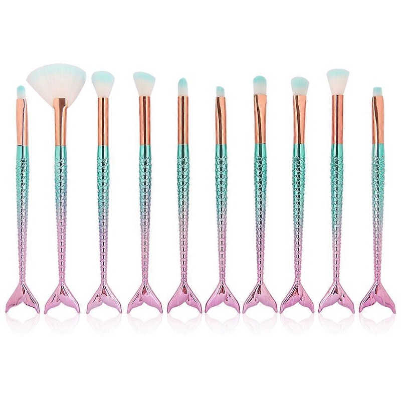 10 pcs fiber cosmetic makeup brushes eyeshadow brushes set kit makeup tools 3#
