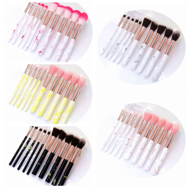 10Pcs Makeup Brushes Set Eye Shadow Foundation Women Cosmetic Powder Blush Blending Beauty Make Up Tool For Beginner Hot