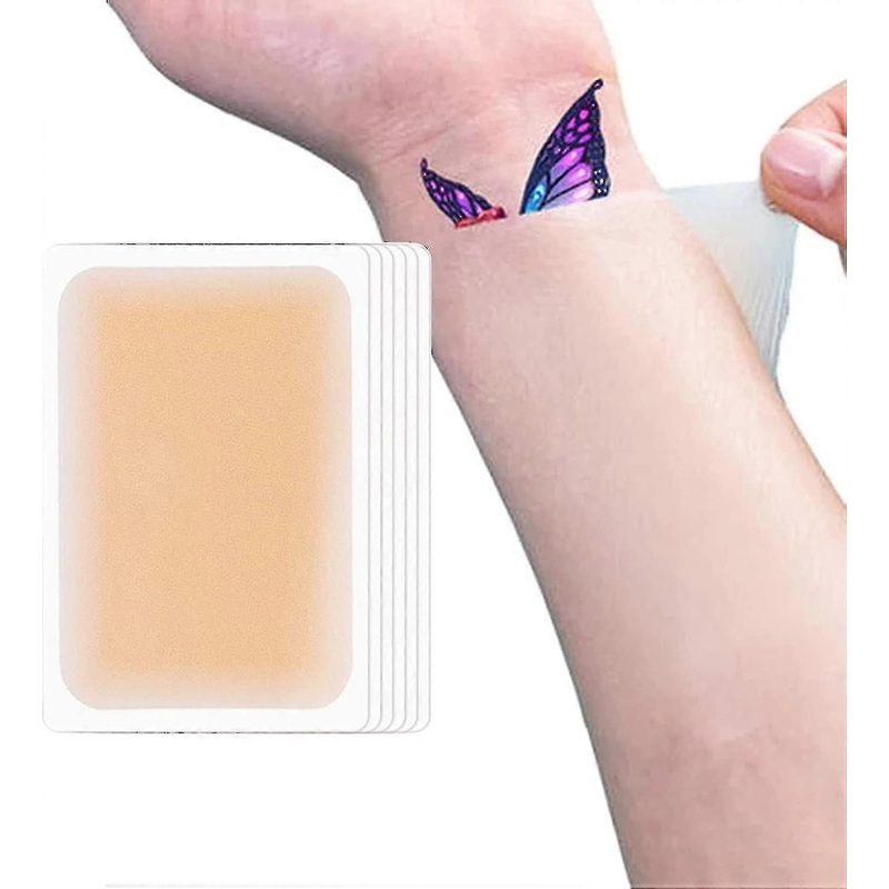 12 Pcs Tattoo Cover Up Sticker, Ultra-thin Invisible Breathable Waterproof Tattoo Concealing Tape Tattoo Flaw Conceal Tape Scar Covering Sticker -f