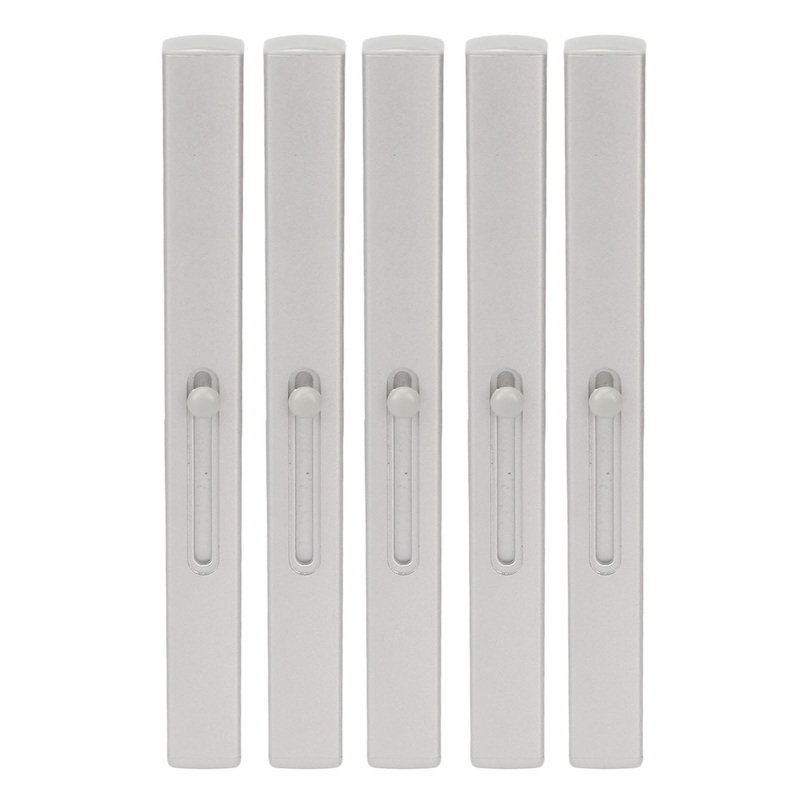 5 Pcs Lip Brushes, Foldable, Portable, Multifunctional, Single-sided Nylon Lip Brushes, Gray Shell