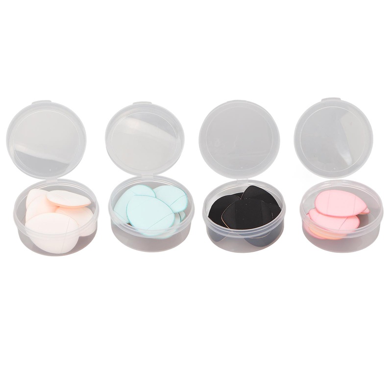 20 pcs Cosmetic Sponges Mini Finger Size Triangle Shaped 4 Colors Makeup Sponge Puffs for Contouring