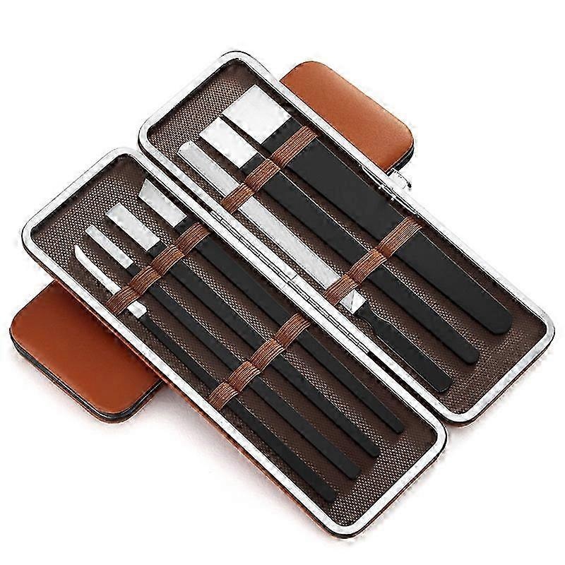 7pcs Stainless Steel Pedicure Knife Set for Dead Skin Removal