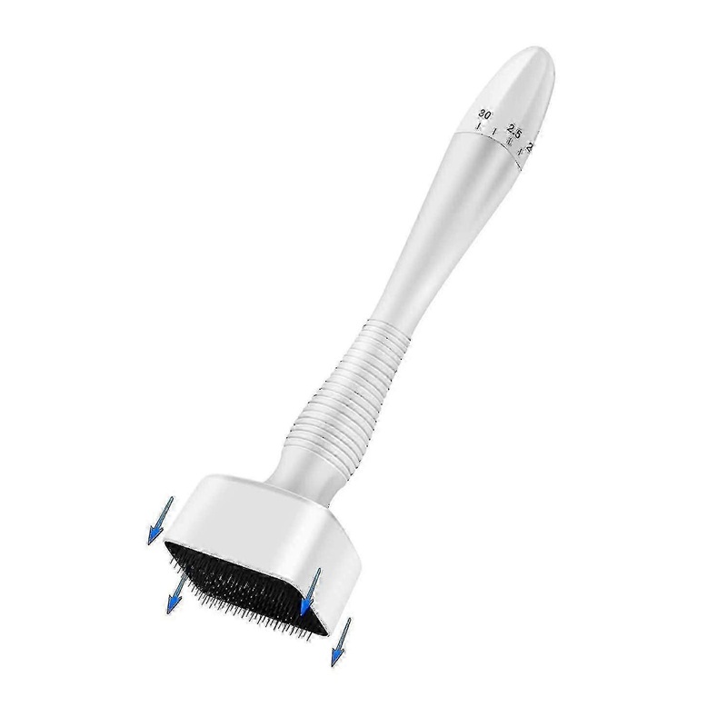 Adjustable Microneedle Derma Stamp For Face Skin Acne Scar Repair And Hair Growth – Microneedling Derma Roller Pen Tool