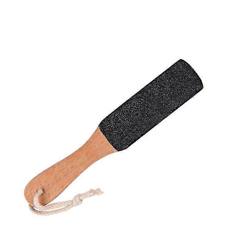 U-shape Hard Skin Remover Foot File Foot Scraper Wood Handle Dead Skin Callus Remover Pedicure Tool For Men & Women