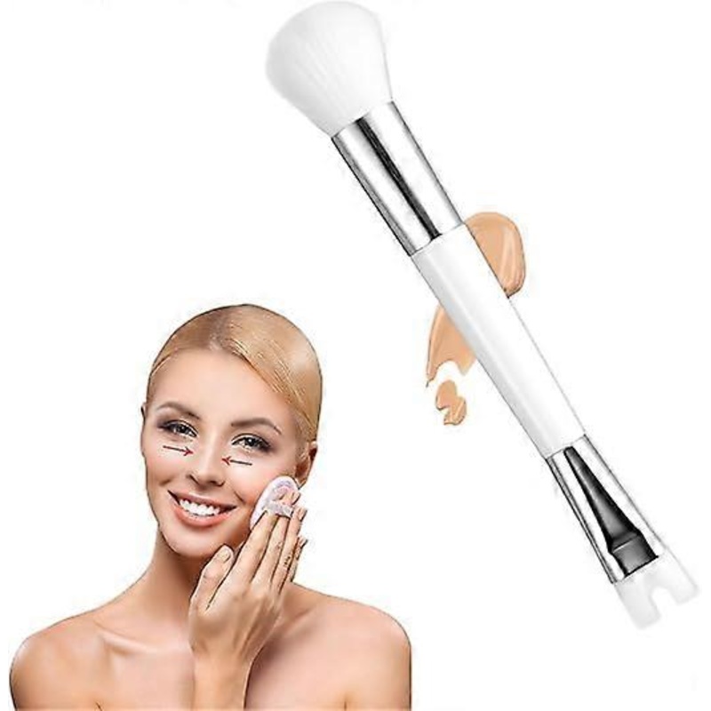 U-shaped Nose Contour Brush 2-in-1 Makeup Brushes for Nose Contouring, Innovative and Unique Dual-Ended Brush Tool