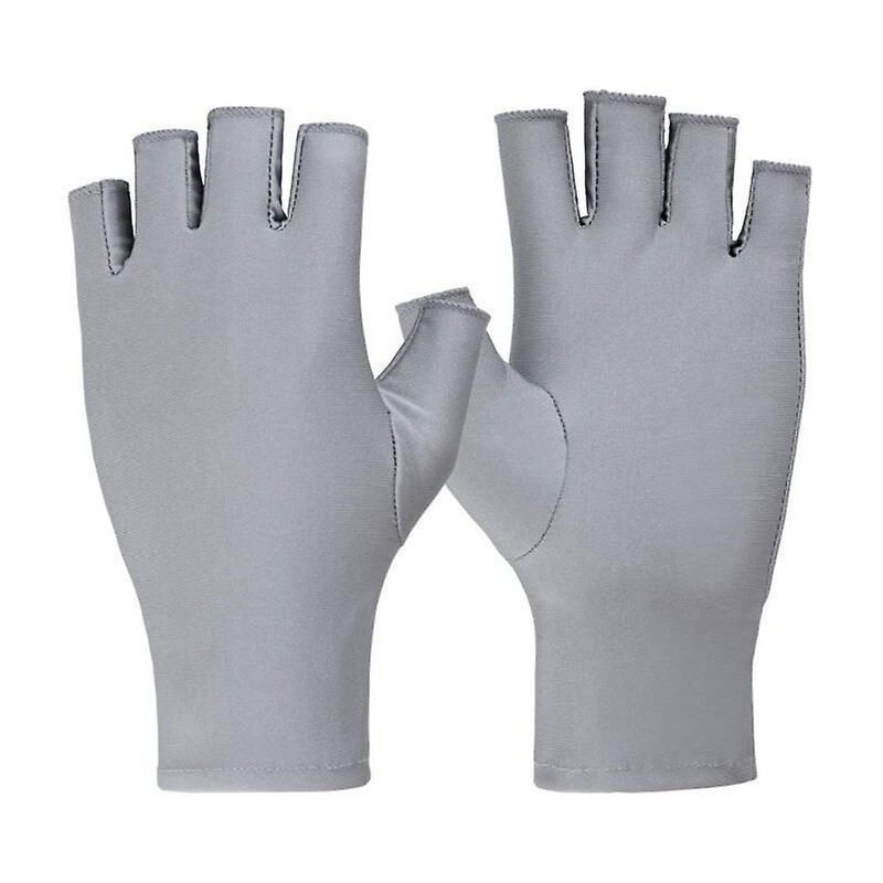 Uv Protection Half Finger Protective Gloves For Manicure Gel Nail Lamp Driving Sport