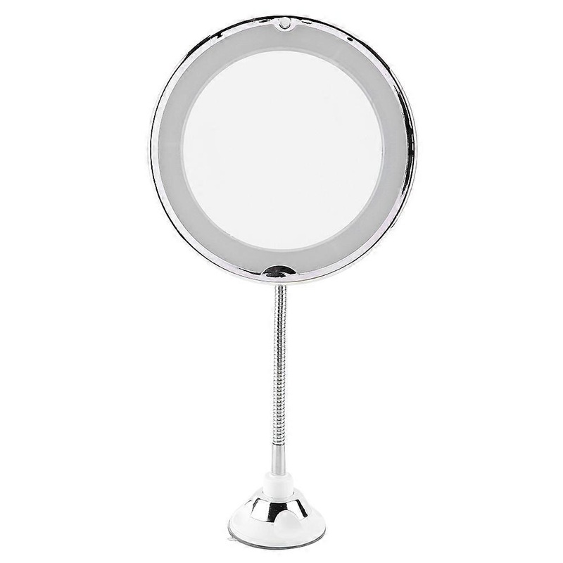 10x Magnifying Makeup LED Glass Travel Makeup Adjustable Vanity Mirror