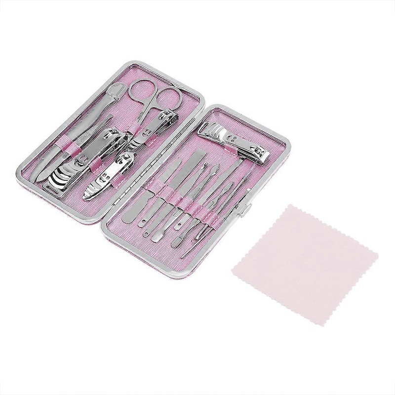 15-Piece Stainless Steel Nail Scissors Set for Fingernails and Toenails