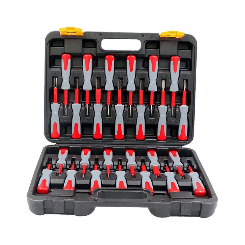 26x Car Terminal Removal Tool Kit Electrical Removal Tools Car Repair Extractor Other Household Devices Ejector Carrying Case