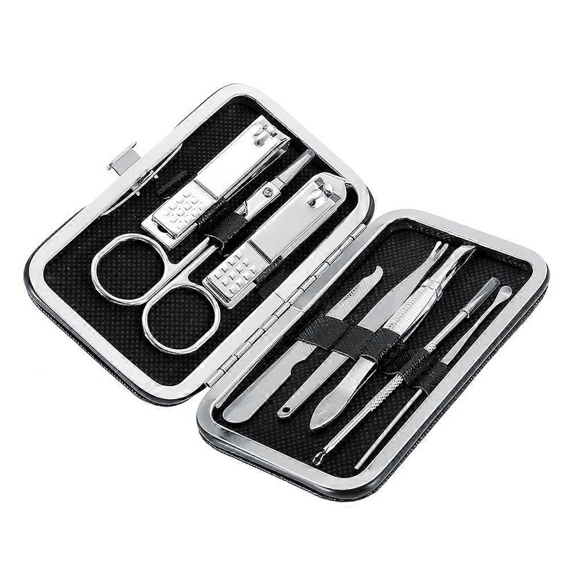 8PCS Stainless Steel Nail Clippers Set for Fingernails and Toenails
