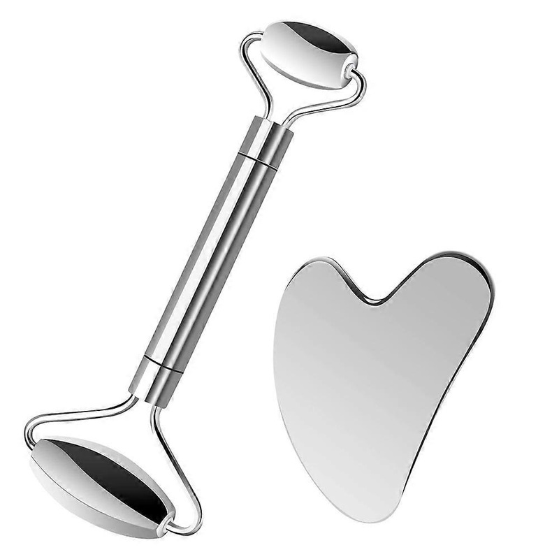 Stainless Steel Gua Sha Tool Set for Facial,Reduce Toxins Wrinkles Boost Radiance of Complexion