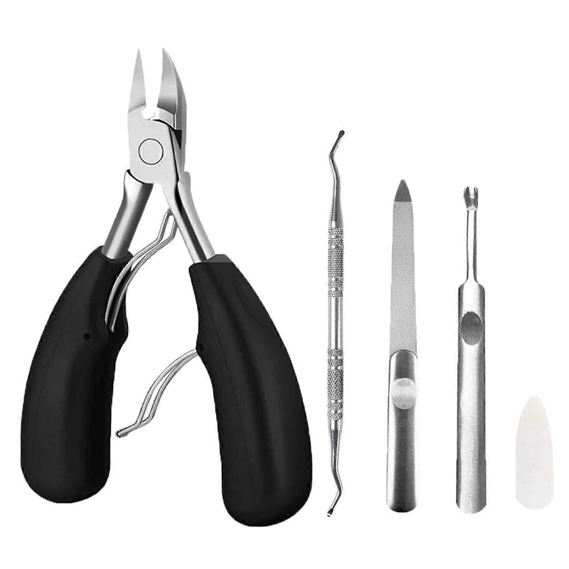 Toenail clipper set, nail scissors, suitable for thick, deep, hard ingrown toenails and fingernails