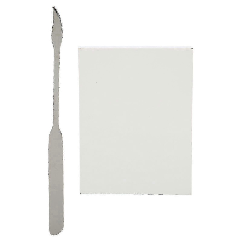 Transferring Powder Spatula For Salon Use, Stainless Steel Mixing Color Tool, Ergonomic Handle Durable And Reusable (50Pcs)