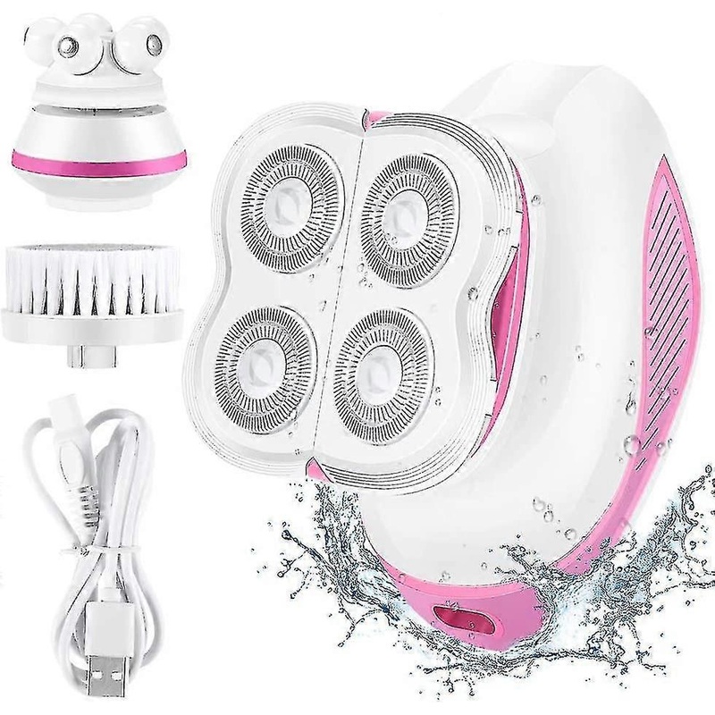 3 In 1 Electric Shaver For Women, Facial Brush Cleaning