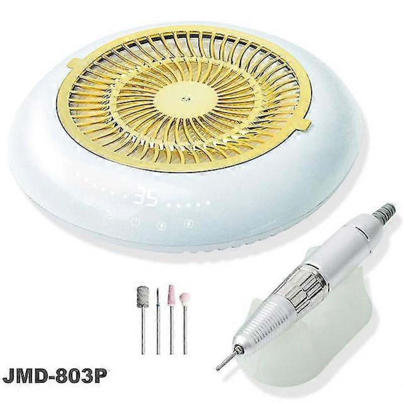 35000Rpm nail drill machine nail dust collector extractor 2 in 1 touch switch for acrylic nail polishing electric manicure drill
