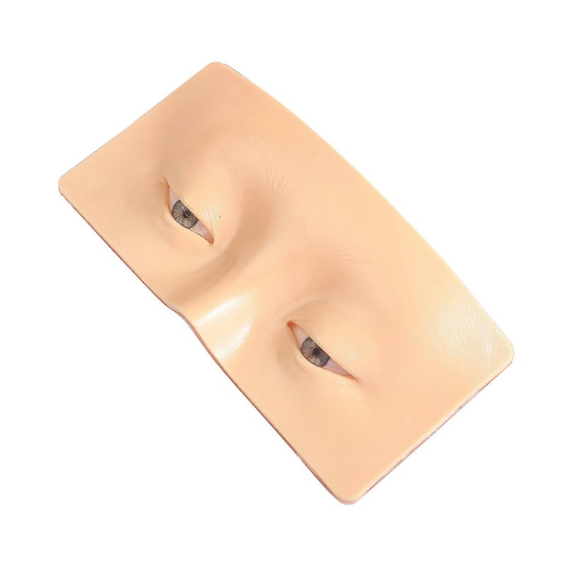 3D Makeup Practice Board, Realistic Face Make-up Pad Model, Portable Makeup Training Tool for Learning Eyelash Extension Makeup, Face Massage,