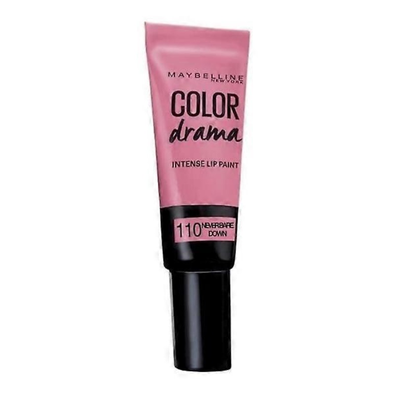 Lipstick – MAYBELLINE – COLOR DRAMA INTENSE LIP PAINT 110 – Pink – Neverbare Down – Non-waterproof Neverbare Down
