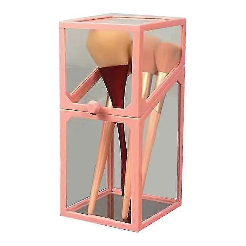 Makeup Brush Holder Organizer Portable Waterproof Dustproof Cosmetic Brush Storage Box for Women