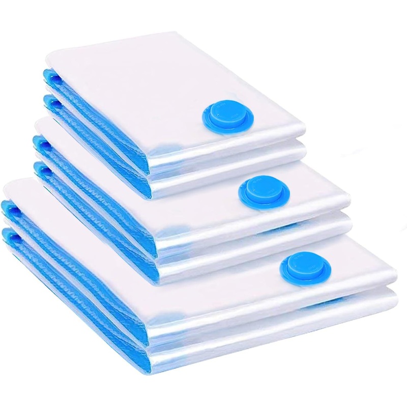 Storage Bags Set 6 Pieces Vacuum Storage for Clothes Bedding