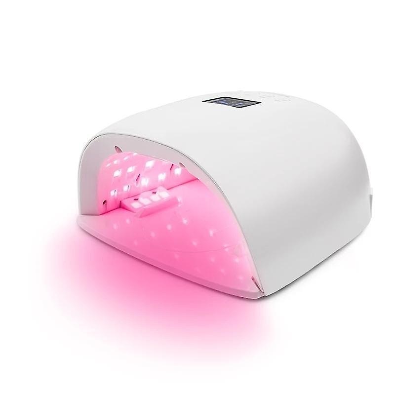 White Nail Lamp Red Light Gel Polisher Cordless Nail Gel Curing Lamp Manicure UV LED Lamp
