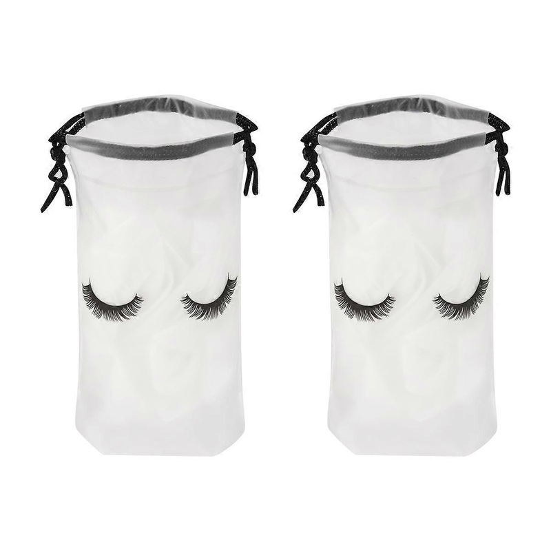100Pcs Lash Bags for Clients Bags Clear