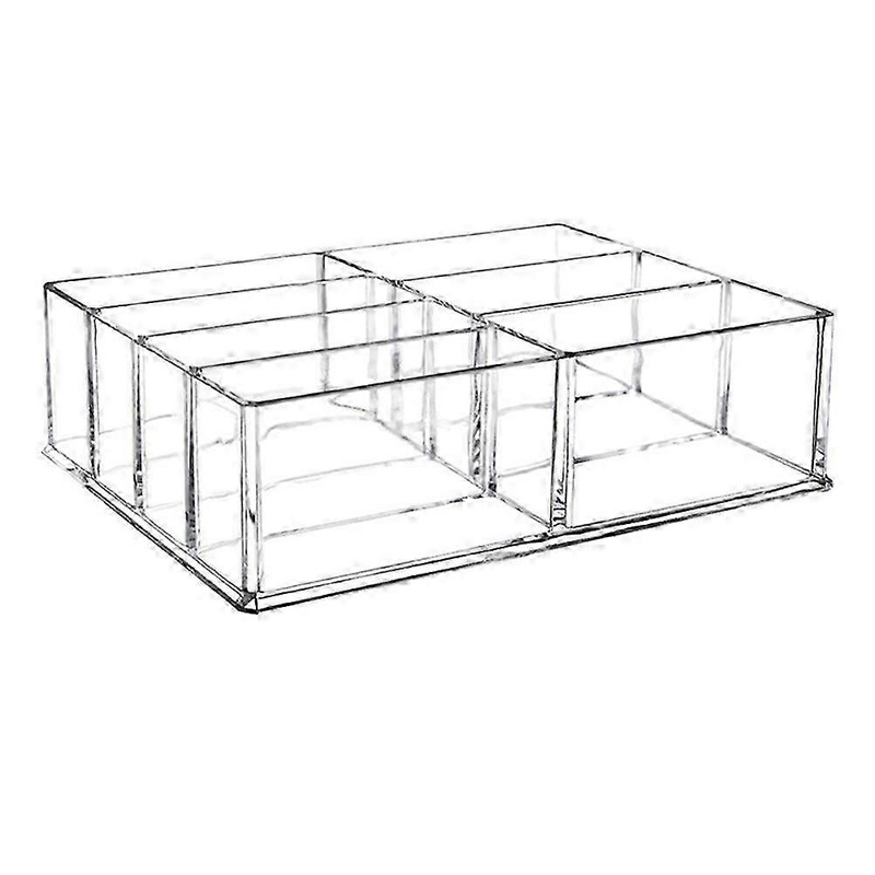1pc Desktop Cosmetic Storage Box Transparent Acrylic Makeup Organizer for Home