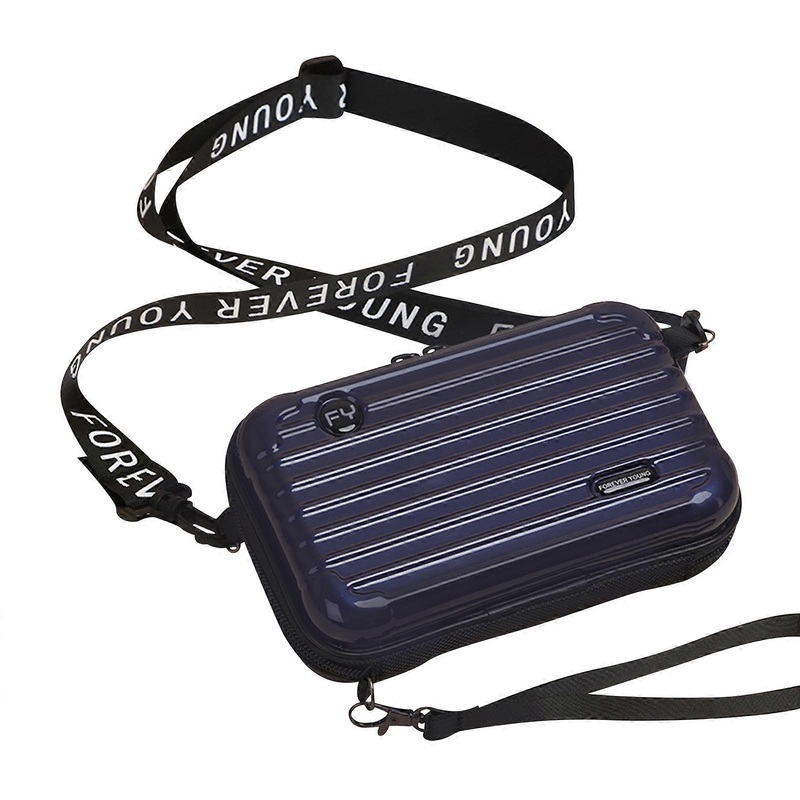2023 New Mini Suitcase Bag for Women Mini Suitcase Crossbody Handbag with Shoulder and Hand Straps Cosmetic Bag Suitable for Travel Party
