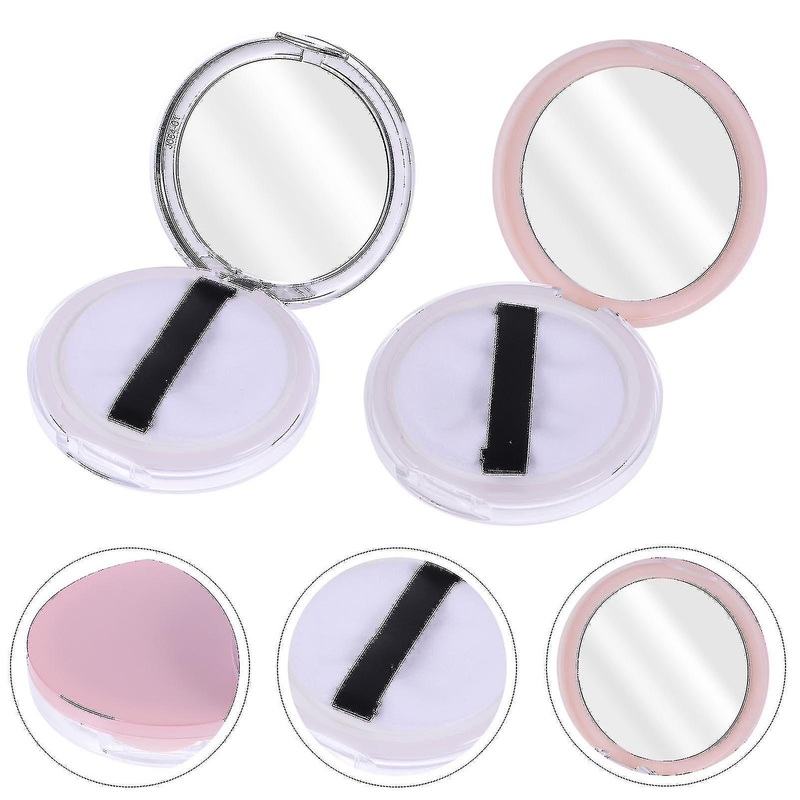 2pcs 5g Portable Empty Loose Powder Box Makeup Case Cosmetic Powder Case – q38