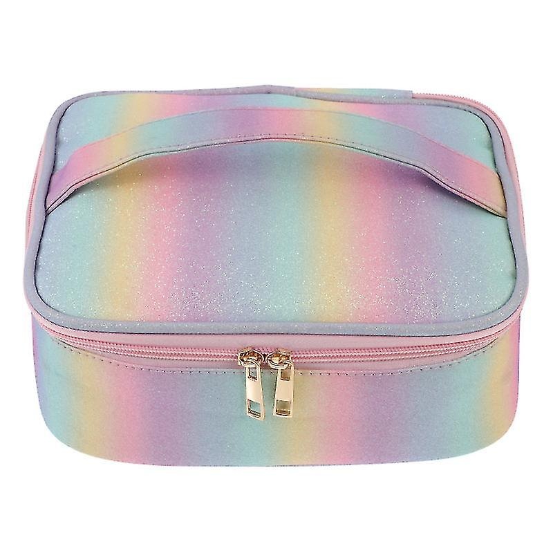 1pcs Stripe Cosmetics Bag