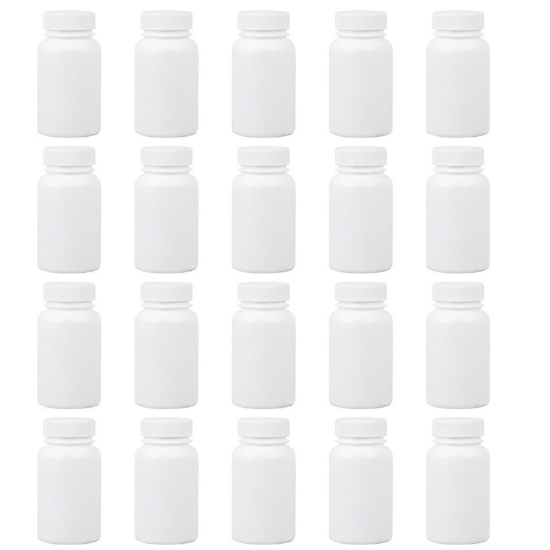20pcs 100ML Moistproof Pill Holder Waterproof Lightweight Portable Pill Case