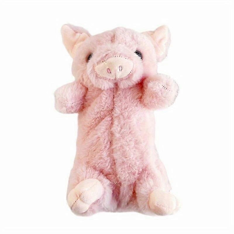 1pc Cute Cartoon Plush Pencil Box Large Capacity Cosmetic Storage Bag Stationery Supplies