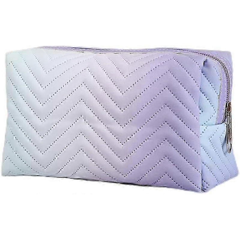 Waterproof PU Leather Makeup Bag Travel Toiletry Organizer for Women Accessories