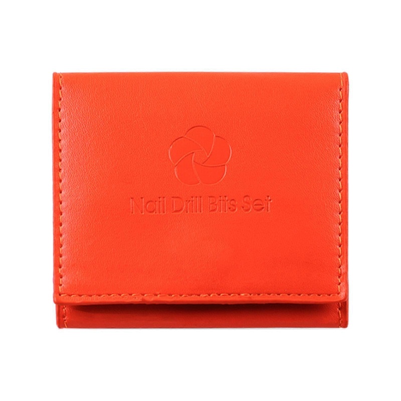 18 Holes Bit Storage Bag Salon Tool travel Use Organizer Holder Leather Compact