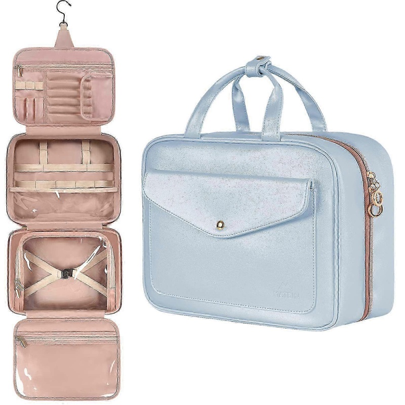 Waterproof Travel Wash Bag for Makeup Storage – Portable Cosmetic Organizer with Wash Set