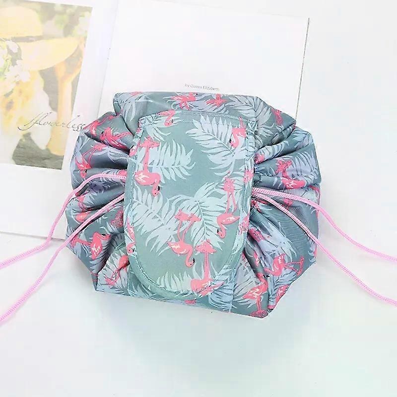 Women Drawstring Cosmetic Bag Travel Storage Makeup Bag Organizer Female Make Up Pouch Portable Waterproof Toiletry Beauty Case