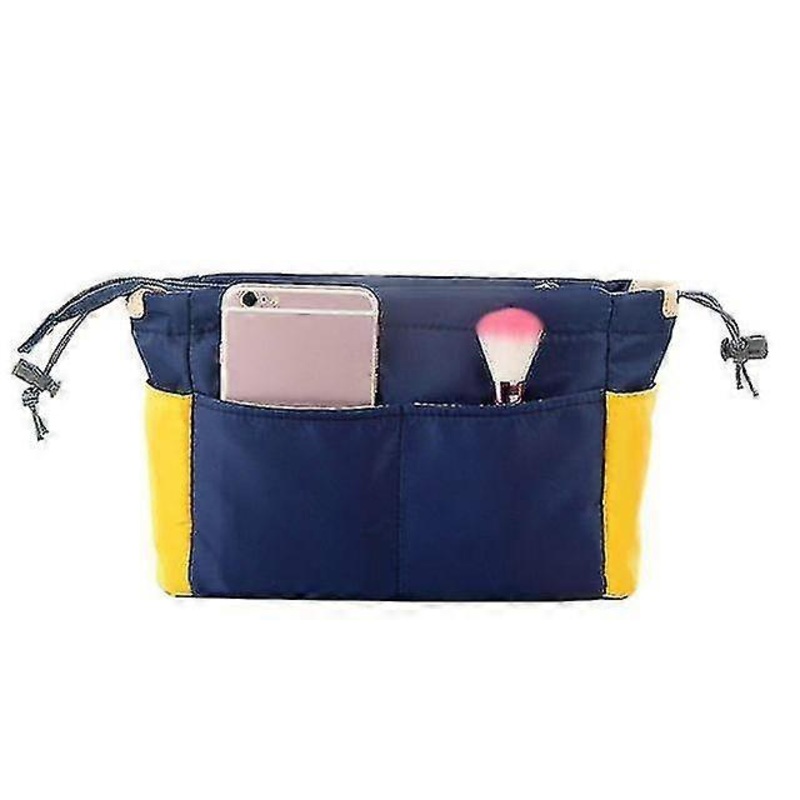 Women Lady Color Matching Handbag Travel Makeup Bag Multifunctional Cosmetic