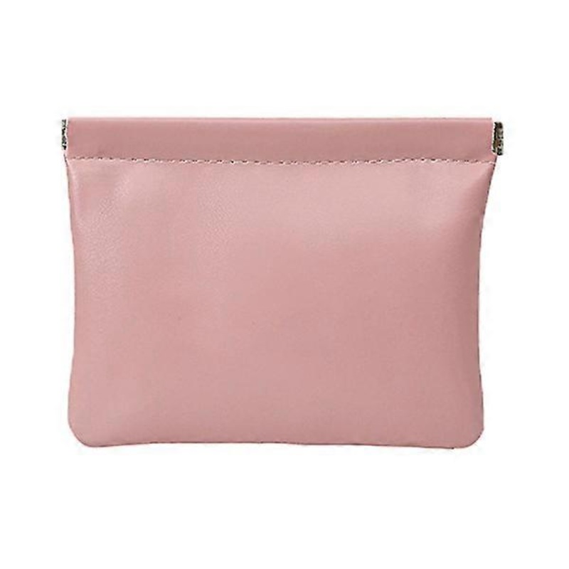1 pc small mini bag multifunctional makeup bag small zero wallet: 11.5 * 12 * 1 cm rose powder