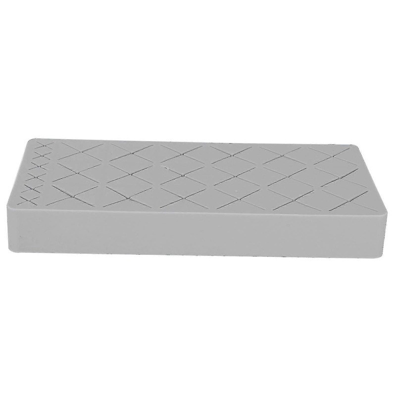 24-Slot Gray Silicone Makeup Organizer for Lipsticks, Cosmetics and Beauty Products