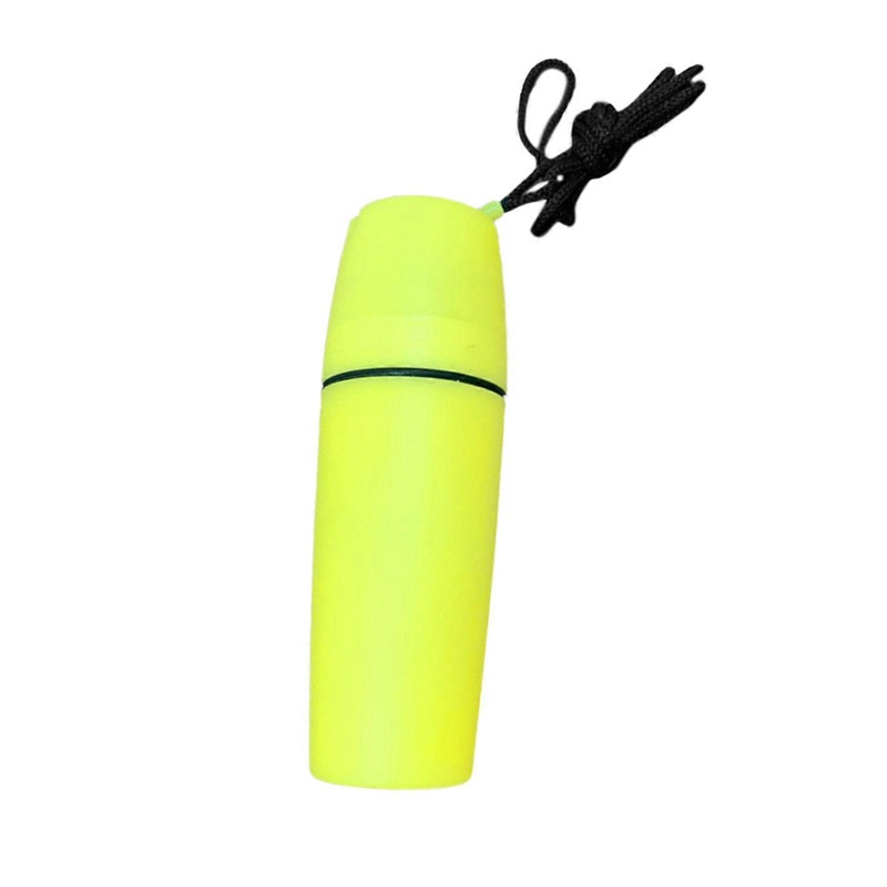 1Pc Compact Water Resistant Bag And Coin Container For Swimmers Friendly PP Easy To Carry Multifunctional Container  Yellow Color