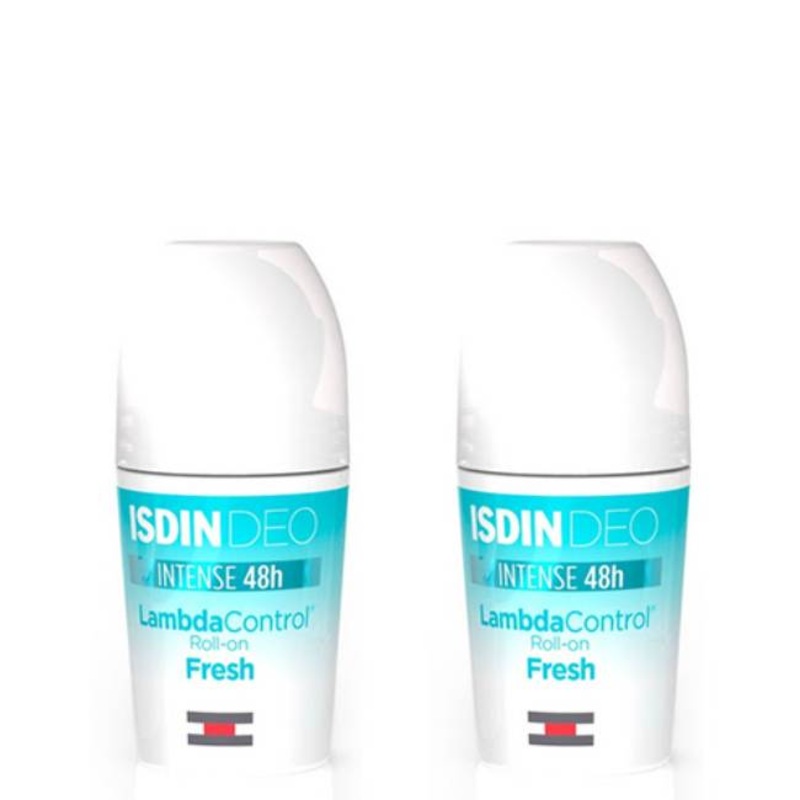 Isdin Deo Lambda Control Fresh Roll-On Deodorant Duo 2x50ml