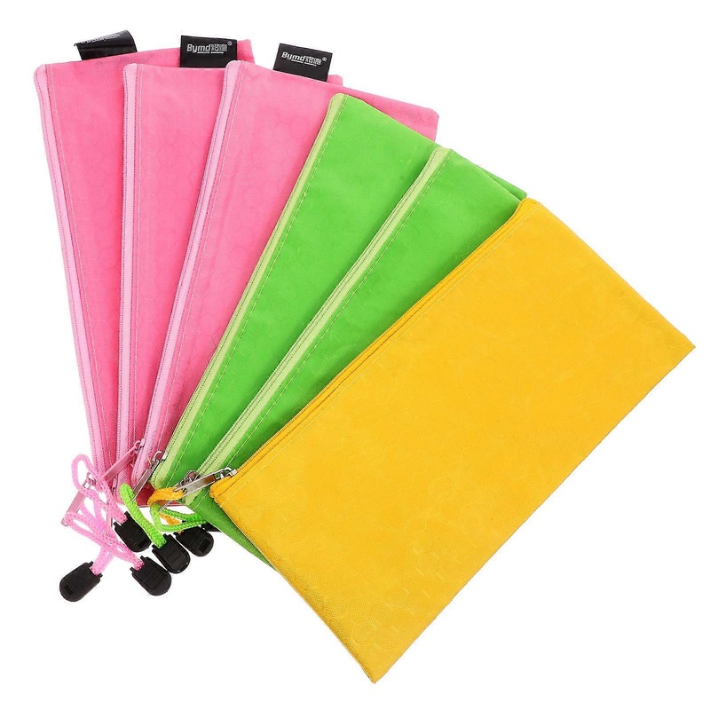 Waterproof Pouch For Documents Dampproof Portable Stationery Bag 5XL Oxford Cloth 6Pack