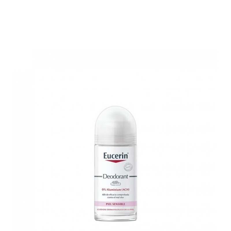 Eucerin Roll-On Deodorant 48H 0% Aluminium 50ml
