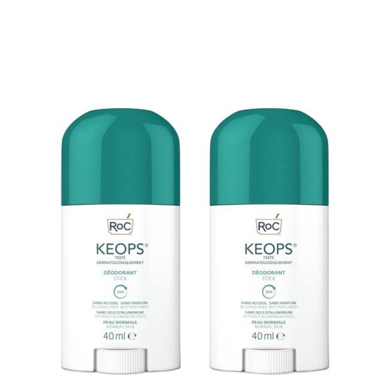 Roc Keops Duo Deodorant Stick 2x40ml