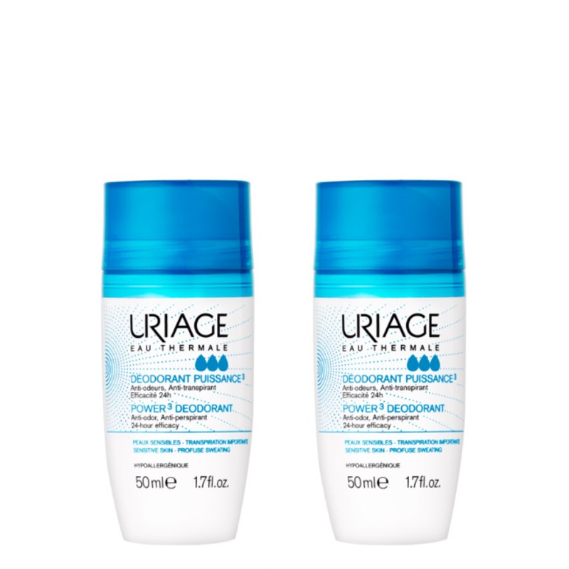 Uriage Power 3 Anti-Perspirant Deodorant Duo