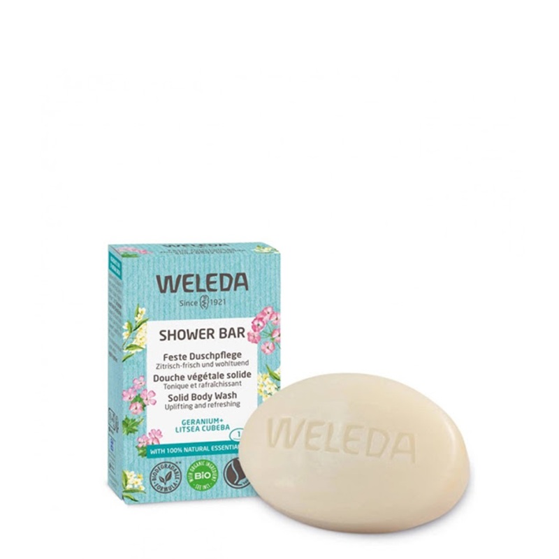 Weleda Shower Bar Geranium and Litsea Cubeba 75g