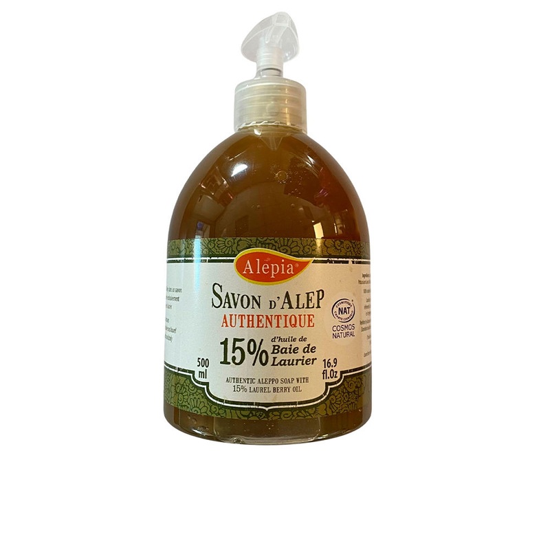 Alepia Aleppo Soap 15% Of Laurel Berries 500ml
