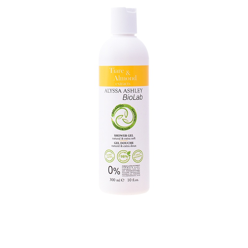 Alyssa Ashley Biolab Tiare & Almond Shower Gel 300ml