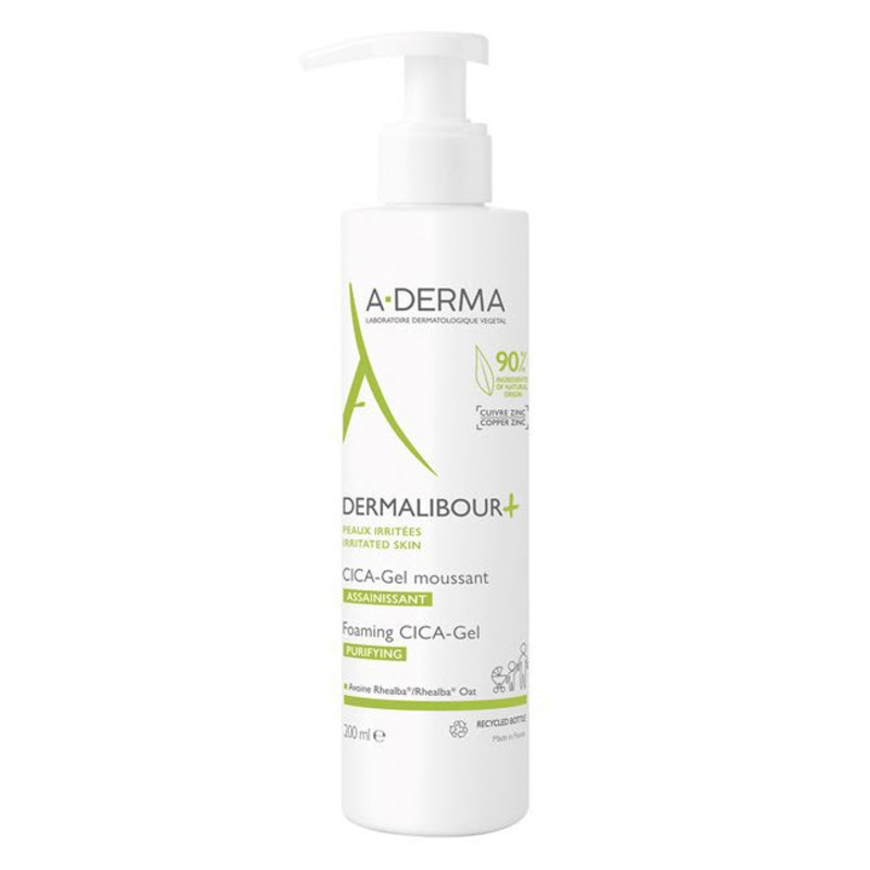 A-Derma Dermalibour+ Purifying Foaming CICA-Gel 200ml