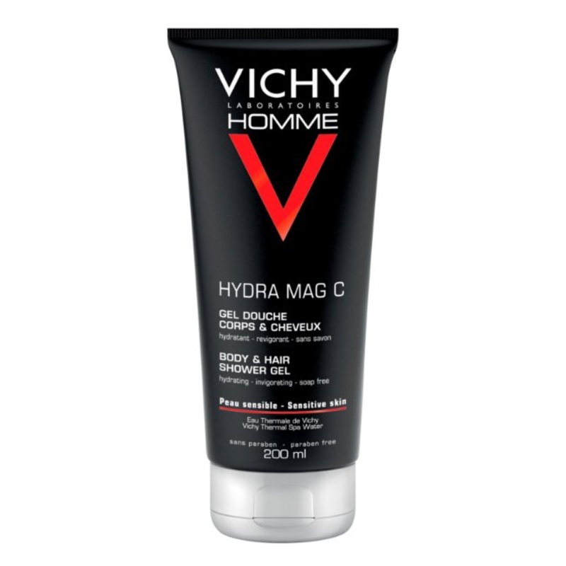 Vichy Homme Hydra Mag C Body and Hair Shower Gel 200ml